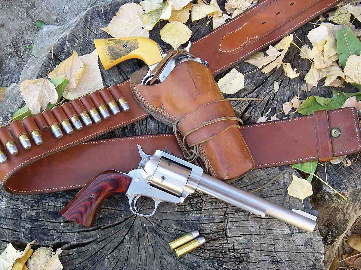 Brian used a vintage Freedom Arms Model 83 .454 Casull with a 7½-inch barrel to develop the loads in Table I.